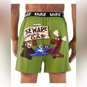 Lazy Ones boxers for Men - NWT - size XL - “Beware Natural Gas”